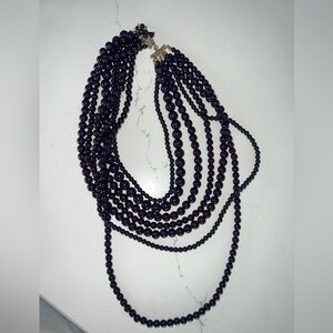 Elegant Purple Beaded Necklace